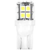 Автолампа SKYWAY диод T10 (W5W) 12V 20 SMD диодов 1-конт белая, в комплекте 2 шт S08201110