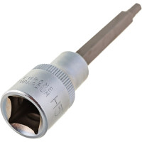 Головка со вставкой шестигранник 5 мм, 1/2", L=100 мм АвтоDело 39385 14979