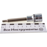 Головка со вставкой шестигранник 5 мм, 1/2", L=100 мм АвтоDело 39385 14979