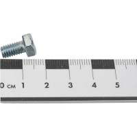 Болт с шестигранной головкой Метизный двор 6x10 DIN 933. 12 шт. 4690441018199