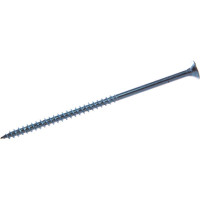 Потайной универсальный шуруп Метизный двор 6,0x120, белый, 3 шт. 4690441019417