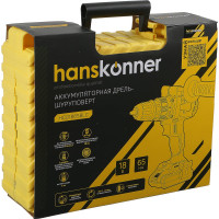 Аккумуляторная дрель-шуруповерт Hanskonner HCD1865BLC