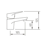 Смеситель для раковины CLEVER START URBAN 98610