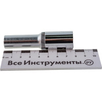 Головка торцевая Эврика 10мм 1/2 12-гранная глубокая L=80мм ER-91503-12 990353