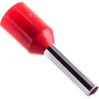 Наконечник-гильза с изолированным фланцем IEK Е1508 уп.100шт ИЭК UGN10-D15-03-08