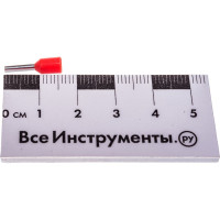 Наконечник-гильза с изолированным фланцем IEK Е1508 уп.100шт ИЭК UGN10-D15-03-08