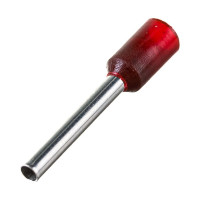 Наконечник-гильза с изолированным фланцем IEK Е1012 1кв.мм, уп.100шт ИЭК UGN10-001-03-12