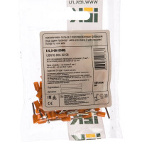 Наконечник-гильза с изолированным фланцем IEK Е0508 уп.100шт ИЭК UGN10-D05-02-08