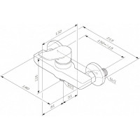 Смеситель для душа AM.PM X-Joy, хром F85A20000