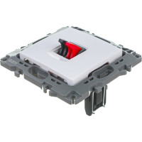 Аудио розетка ЭРА 12-3111-01 IP20, 12, белый Б0027451