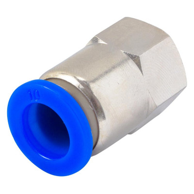 Фитинг для пластиковых трубок (10 мм; 1/4F) ROCKFORCE RF-SPCF10-02(2134)