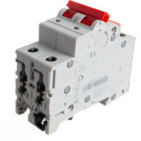 Рубильник ABB 2 полюса SD202/16 рычаг красный 2CDD282101R0016
