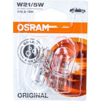 Автолампа Osram W21/5W W3 16q 12V блистер, 2шт 7515-02B