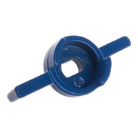 Ручка для шарового крана усиленная MasterProf форма бабочка, СИНЯЯ, 1/2"-3/4", MP-У ИС.131175