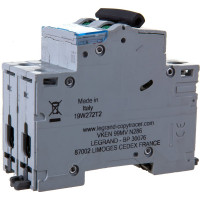 Автоматический выключатель Legrand DX3-E C40 2П 6000/6kA 407281