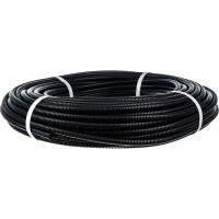 Гофрированная труба DKC DN 10 мм, V2, Dвн 9,7 мм, Dнар 13,00 мм, 50м PA601013F2