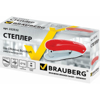 Красный степлер BRAUBERG №10 Einkommen 222532