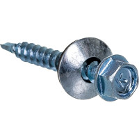 Кровельный саморез КРЕП-КОМП цинк, с шайбой EPDM, 4,8x38, фасовка 250 шт. ск4838ф