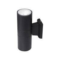 Светодиодный светильник Jazzway архитектурный PWL-26090/30D 2х5Вт 6500К BL черный фасадный 230В/50Гц IP65 1018618B