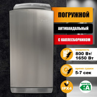 Электросушитель для рук Puff хром, 1,65 кв, антивандальный, 8899, 350х280х785 1401.38