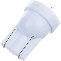 Автолампа диод SKYWAY T10, 12V, 2 SMD, блистер без цоколя, 1-контакт, белая, комплект 2 шт., габариты, салон S08201331