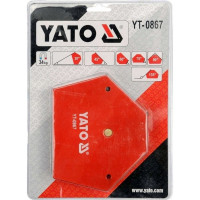 Магнитная струбцина сварочная 111x136x24 мм YATO YT-0867