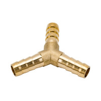 Разветвитель Y-образный елочка 8 мм с хомутами ROCKFORCE RF-E102-5/2(1764)