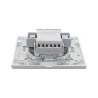 3-клавишный выключатель EKF Минск СП,10А, белый Basic ERV10-024-10