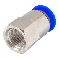 Фитинг для пластиковых трубок (10 мм; 1/4F) ROCKFORCE RF-SPCF10-02(2134)