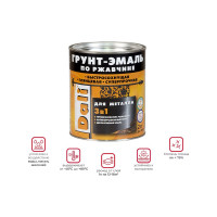 Грунт-эмаль Dali 3 в 1 по ржавчине красно-коричневая 2 л