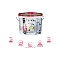 Акриловая краска для стен и потолков Dali Professional 3 матовая база С 9 л 1 21116