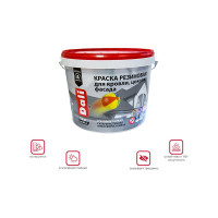 Краска Dali резиновая красно-коричневая 12 кг 1 50278