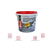 Резиновая краска Dali база А 6 кг 1 50266