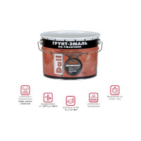 Грунт-эмаль по ржавчине Dali 3 в 1 молотковая черная 10 л 1 42151