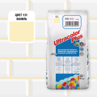 Затирка MAPEI ULTRACOLOR PLUS №131 для швов с водоотталкивающим и антигрибковым эффектом, ванильный 2 кг 6654 6013102A