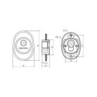 Декоративная броненакладка DOORLOCK DL DEF5025 SN матовый никель 73370