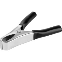 Зажим для проводов (крокодил) TDM ELECTRIC ЗК 15А 75мм черный, упаковка 10 штук, арт. SQ0541-0012