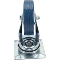 Колесо серая резина поворотное SCG93 75 мм MFK-TORG 3053075