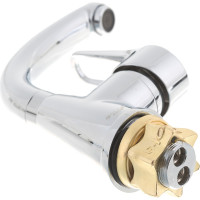 Смеситель для раковины мойки G-lauf с поворот изливом 360 градусов, хром ZOP1-A045