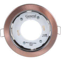 Встраиваемый светильник General Lighting Systems GX53, 108х38мм, античный красный, IP20, 10шт GCL-10GX53-H38-RA 689210