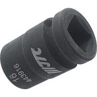 Головка торцевая ударная JTC 12-гранная 1/2" х 16мм, длина 38мм -443916 579311