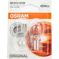 Автолампа Osram W21/5W W3 16q 12V блистер, 2шт 7515-02B