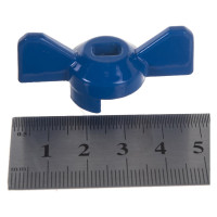 Ручка для шарового крана усиленная MasterProf форма бабочка, СИНЯЯ, 1/2"-3/4", MP-У ИС.131175