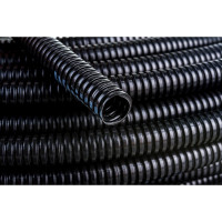 Гофрированная труба DKC DN 10 мм, V2, Dвн 9,7 мм, Dнар 13,00 мм, 50м PA601013F2