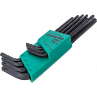 Набор из 8 ключей TORX с отверстием BONDHUS TR9-TR40 32434