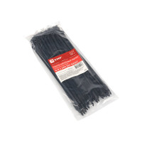Хомут EKF 4.8х250 черный нейлон 100 шт. plc-cb-4.8x250
