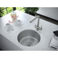 Смеситель для кухни Paulmark SKALEN, брашированная сталь,  Sk213020-BS