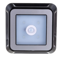 Светодиодный фонарь Smartbuy с датчиком движения и света 4 LED 4AAA, черный SBF-4-K