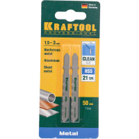 Пилка для лобзика по металлу (55 мм; 1.2 мм; HSS; 2 шт.) KRAFTOOL 159551-1,2