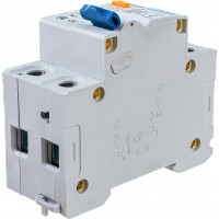 Дифференциальный автомат ANDELI  DZ59LE-63 1P+N 6A 30mA тип С 4.5 kA артикул ADL02-050